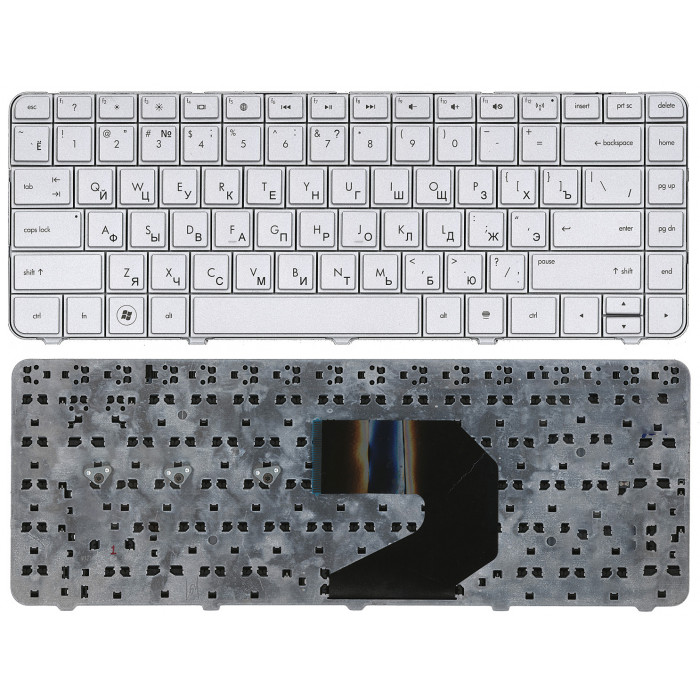 Клавиатура для HP Pavilion G4 G4-1000 G6 G6-1000 CQ43 серебристая