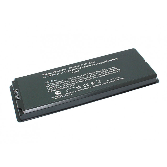 Аккумулятор для Apple MacBook A1185 A1181 5000mAh черная OEM