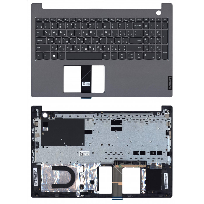 Клавиатура для Lenovo ThinkBook 15-IML 15-IIL топкейс без подсветки