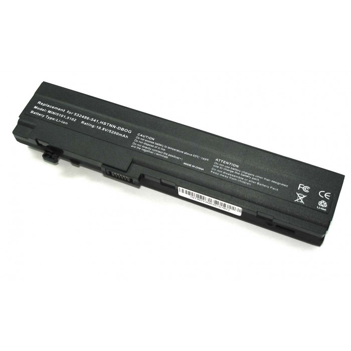 Аккумулятор для HP Compaq Mini 5101 (HSTNN-DB1R) 10.8V 5200mAh OEM черная