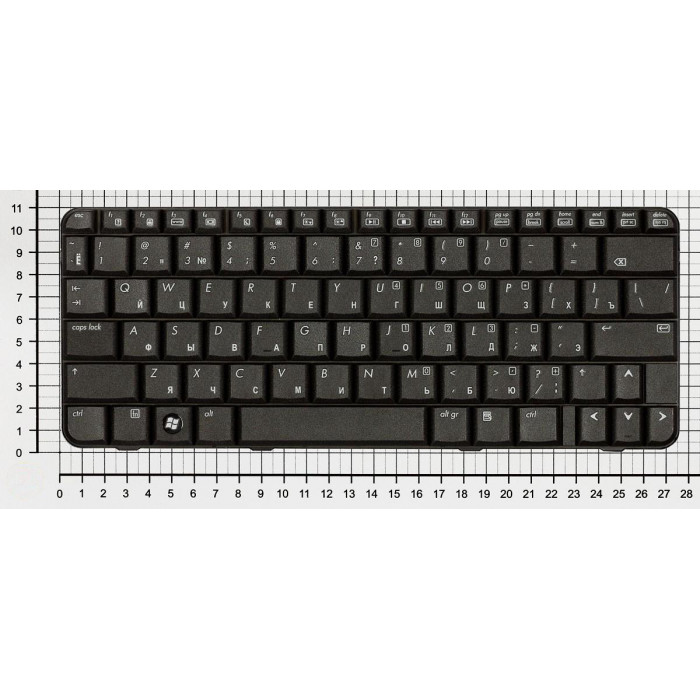 Клавиатура для HP PavilionTX1000 TX2000 TX2100 TX2500 черная