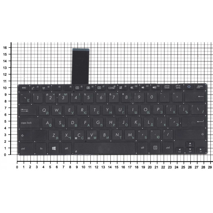 Клавиатура для Asus VivoBook S300k S300ki S300 S300c S300ca черная