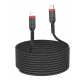 Кабель USB-C HOCO X59 Victory Type-C-Lightning, 27W, 3м, черный