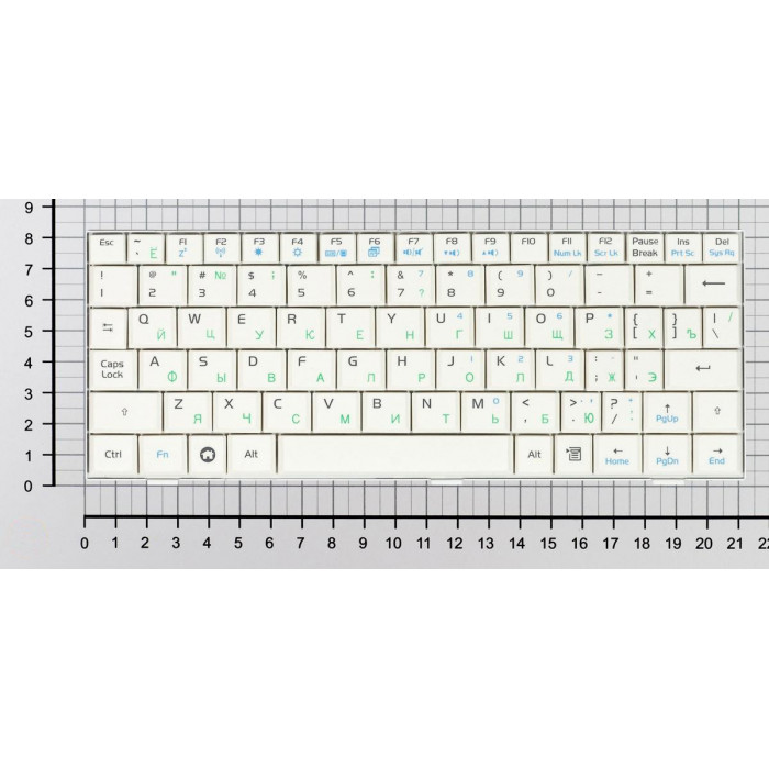 Клавиатура для Asus Eee PC 700 701 900 901 белая