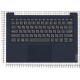 Клавиатура для Lenovo IdeaPad S340-14IIL топкейс dark blue
