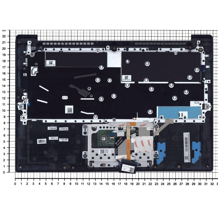 Клавиатура для Lenovo IdeaPad S340-14IIL топкейс dark blue