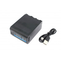 Аккумулятор для видеокамеры Sony CCD-RV (NP-F970) USB Type-C 7.4V 10500mAh усиленная