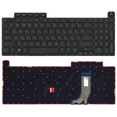 Клавиатура для Asus G731GW G731GV черная с подсветкой