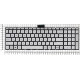Клавиатура для HP Envy X360 15-W серебристая с подсветкой