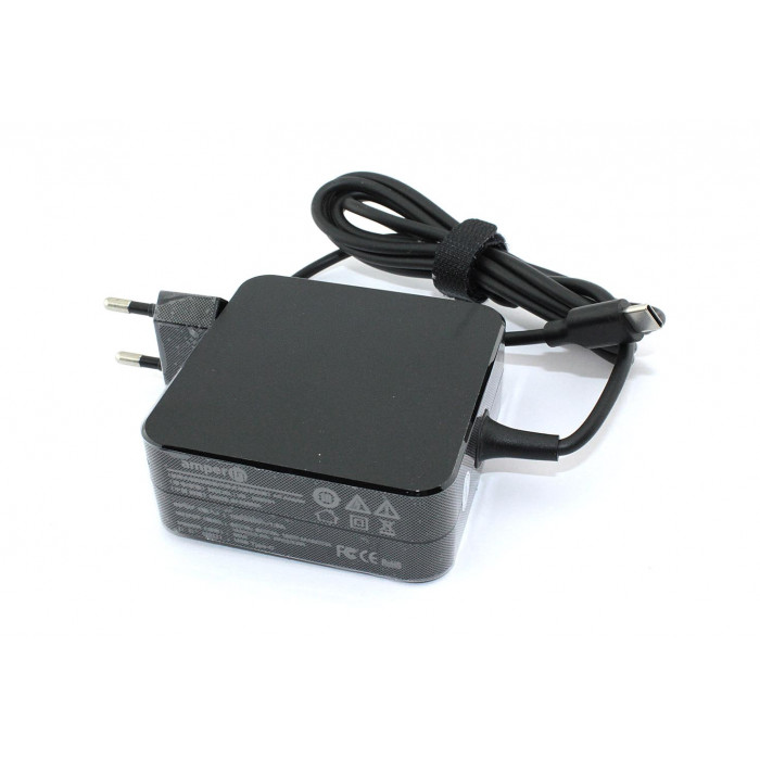 Блок питания для ноутбука Amperin 5V 3A - 20V 3.25A 65W Type-C квадратный корпус
