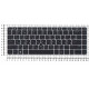 Клавиатура для HP EliteBook 745 G3 черная с серой рамкой с указателем
