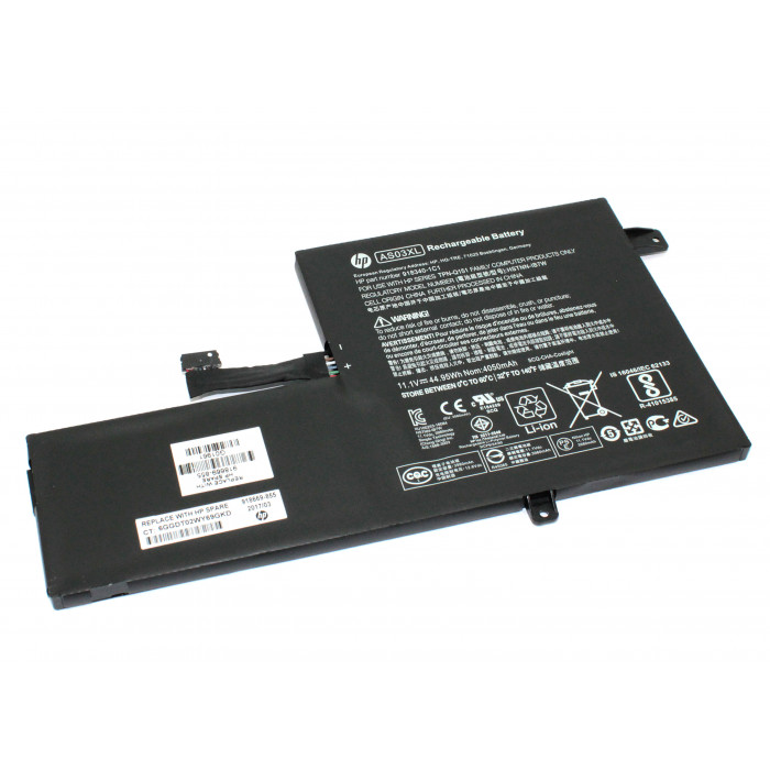 Аккумулятор для HP Chromebook 11 G5 (AS03XL) 11.1V 44.95Wh