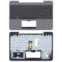 Клавиатура для ноутбука Asus T100HA топкейс темно-серый