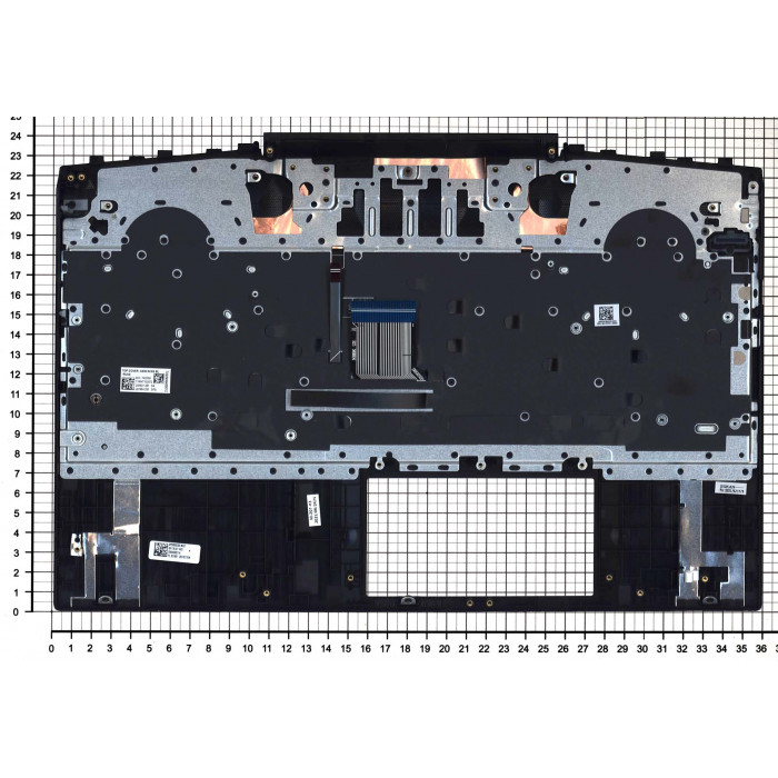 топкейс для HP Pavilion Gaming 15-DK Белый шрифт