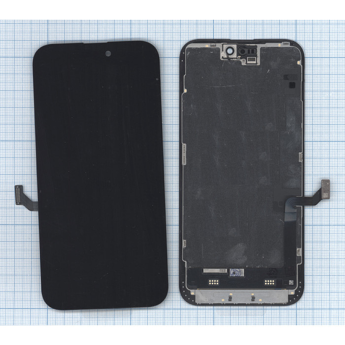 Дисплей (модуль) для Apple iPhone 15 Plus в сборе с тачскрином черный (OR)