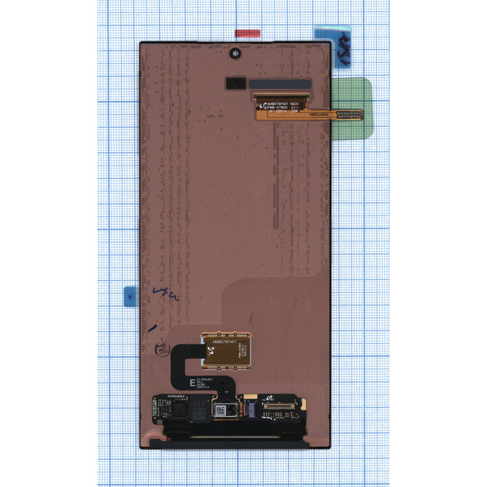 Дисплей для Samsung Galaxy S24 Ultra 5G SM-S928B с тачскрином без рамки ServicePack GH82-33385A