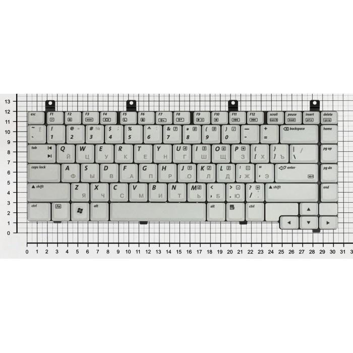 Клавиатура для HP Pavilion DV5000 ZE2000 ZE2500 ZV5000 ZX5000 ZD5000 белая