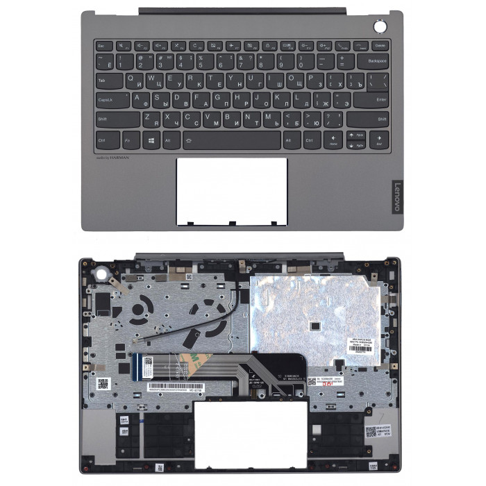 Клавиатура для Lenovo ThinkBook 13s-IML топкейс подсветка