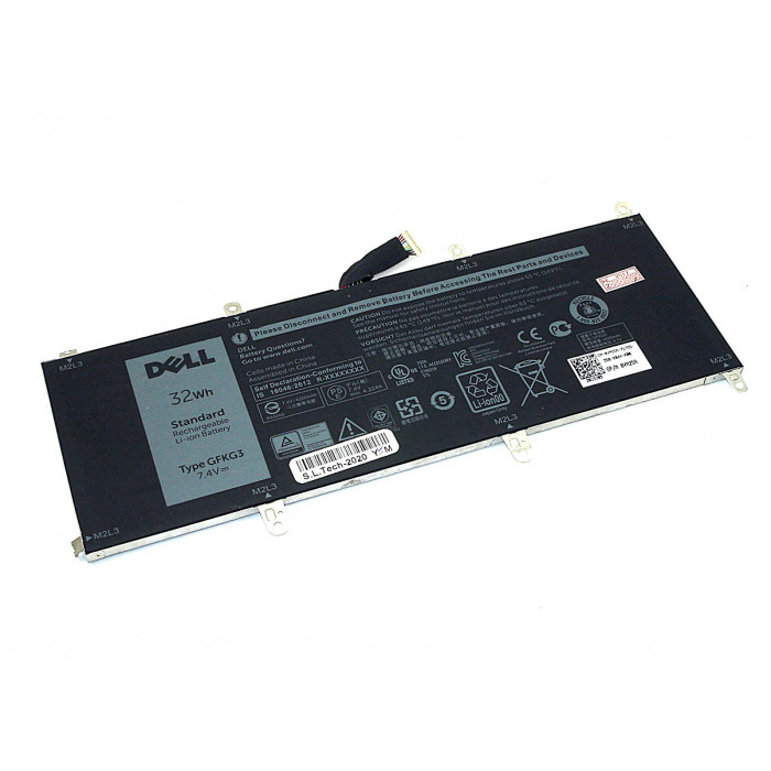 Аккумулятор для Dell Venue 10 Pro 5056 (GFKG3) 7.4V 4220mAh 10pin