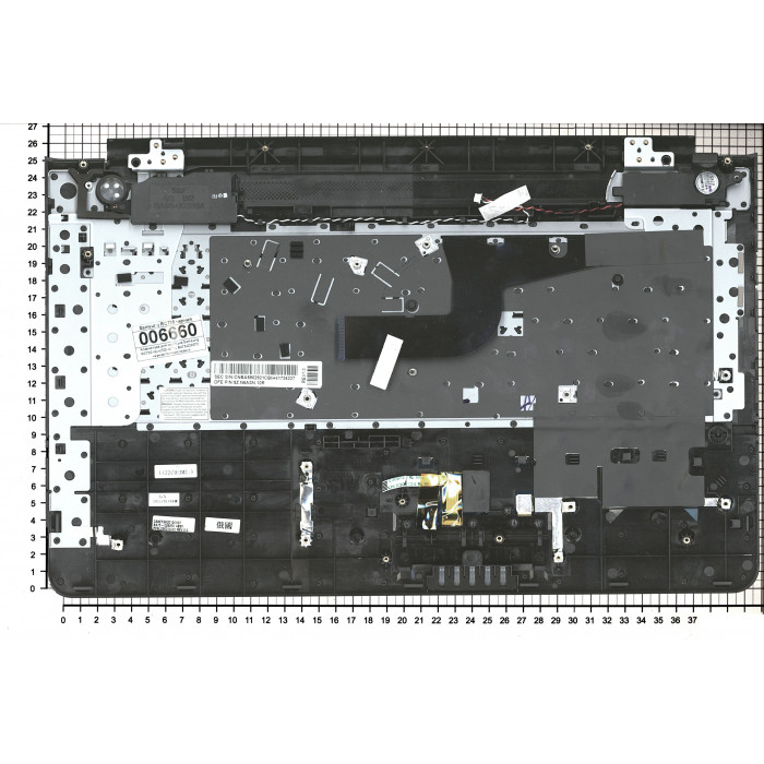 Клавиатура для Samsung RC720 np-rc720-s01ru черная топкейс серый