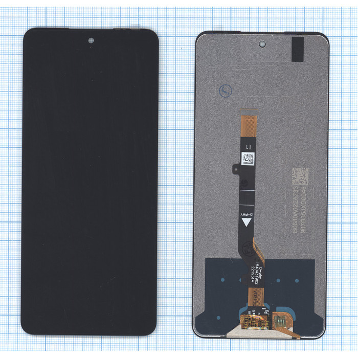 Дисплей для Tecno Camon 19 Neo (CH6i) черныв сборе с тачскрином черный