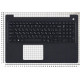 Клавиатура для Dell Inspiron 3593 черная топ-панель