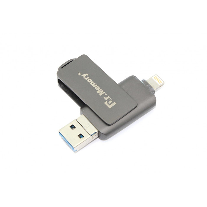 Флешка USB Dr. Memory 051 64Гб, USB 3.0, черный