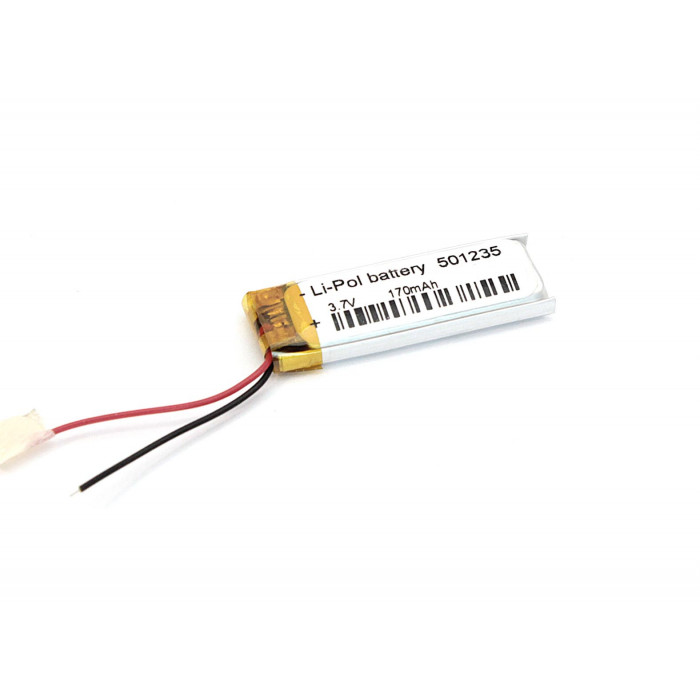 Аккумулятор Li-Pol (батарея) 5*12*35мм 2pin 3.7V / 170mAh