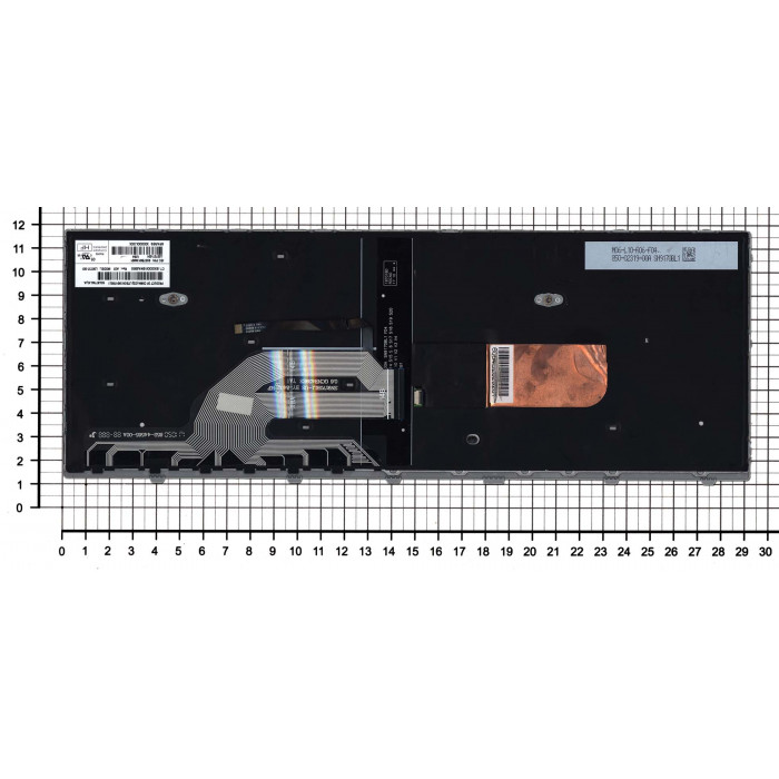 Клавиатура для HP Probook 430 G5 440 G5 445 G5 серебристая с трекпоинтом