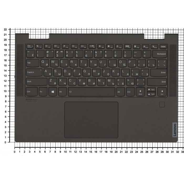 Клавиатура для Lenovo Yoga 7-14ITL5 топкейс
