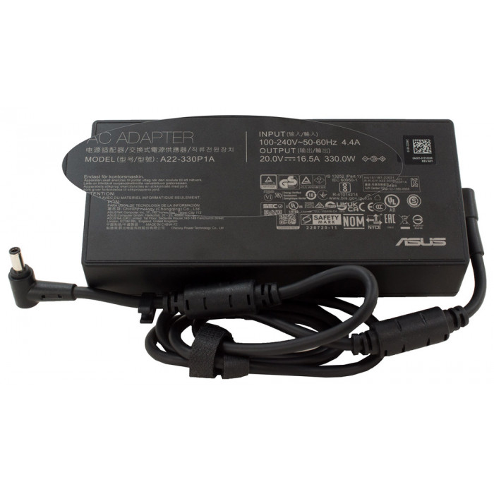 Блок питания (сетевой адаптер) для ноутбуков Asus 20V 16.5A 330W 6.0x3.7mm pin