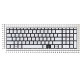 Клавиатура для HP Envy 15-ED 17-CG серебристая с подсветкой