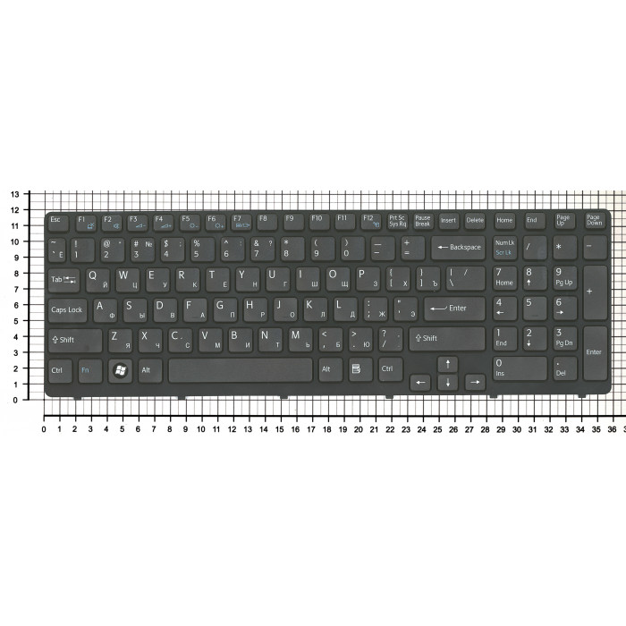 Клавиатура для Sony Vaio SVE15 SVE1511V1R черная