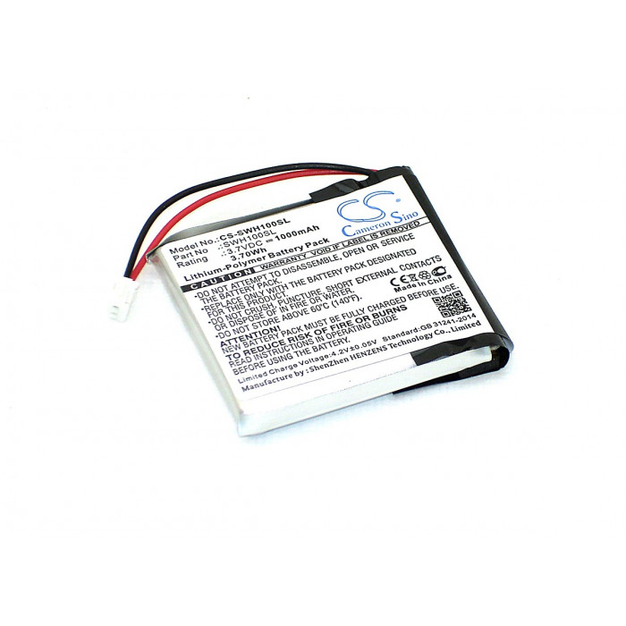 Аккумулятор CameronSino CS-SWH100SL для Sony WH-1000xM3 3.7V 1000mAh 3.7Wh