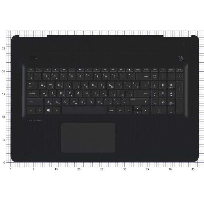 Клавиатура для HP Pavilion 17-AB топкейс