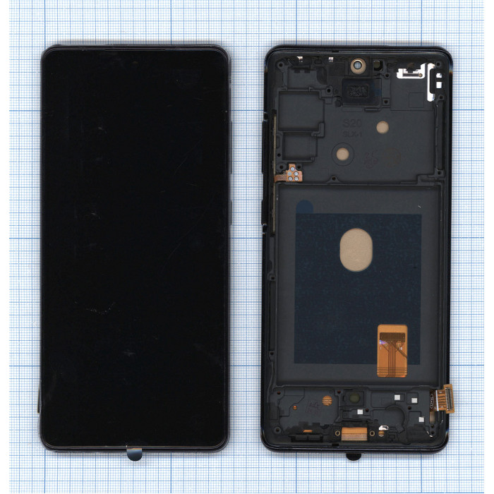 Дисплей для Samsung Galaxy S20 FE SM-G780F в сборе с тачскрином OLED черный