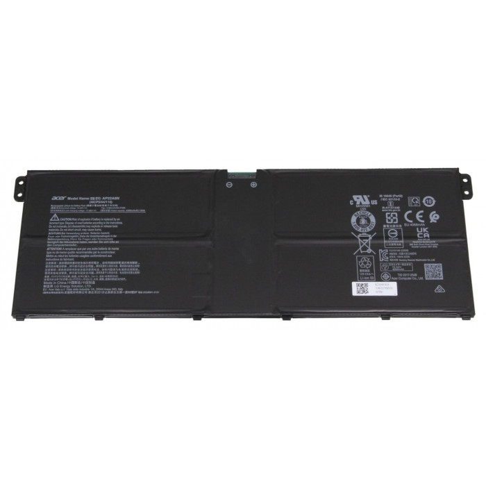 Аккумуляторная батарея для ноутбука Acer Swift Go SFG14-72 (AP22A8N) 15.52V 65.01Wh