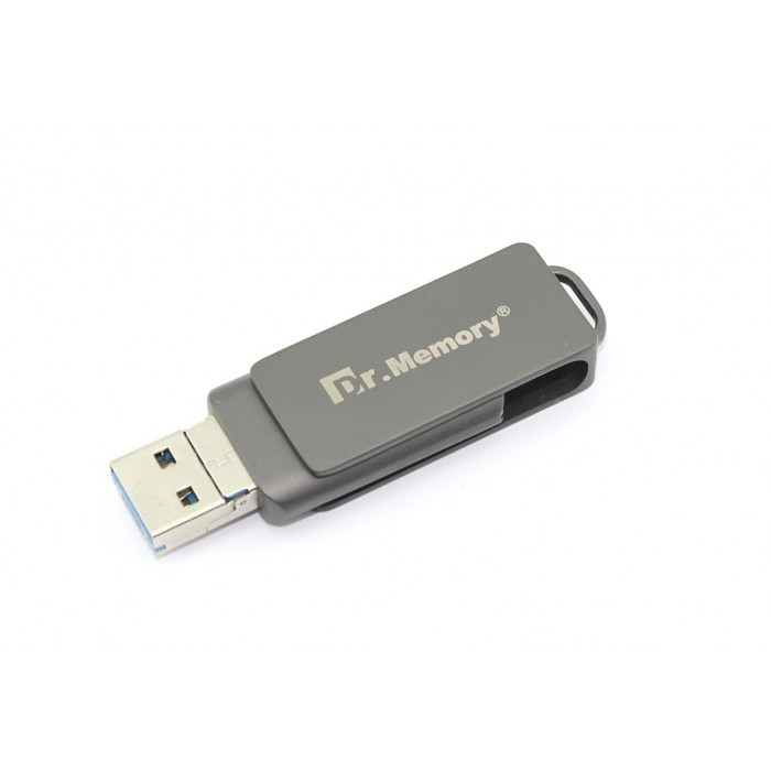 Флешка USB Dr. Memory 051 64Гб, USB 3.0, черный