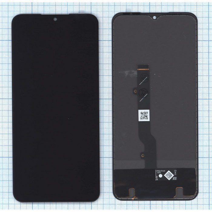 Дисплей для Infinix Note 11 (X663B), Note 12 (X663D) в сборе с тачскрином черный TFT