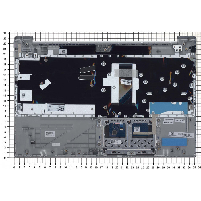 Клавиатура для Lenovo IdeaPad S340-15 топкейс silver