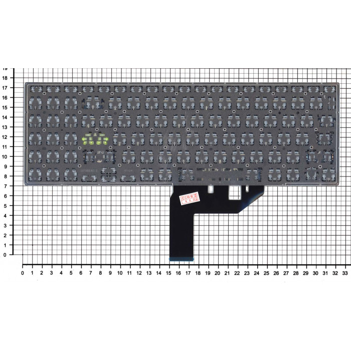 Клавиатура для ноутбука Asus S533F серебристая