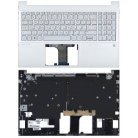 Топ-панель для HP Pavilion 15-EG 15-EH топкейс Сереб