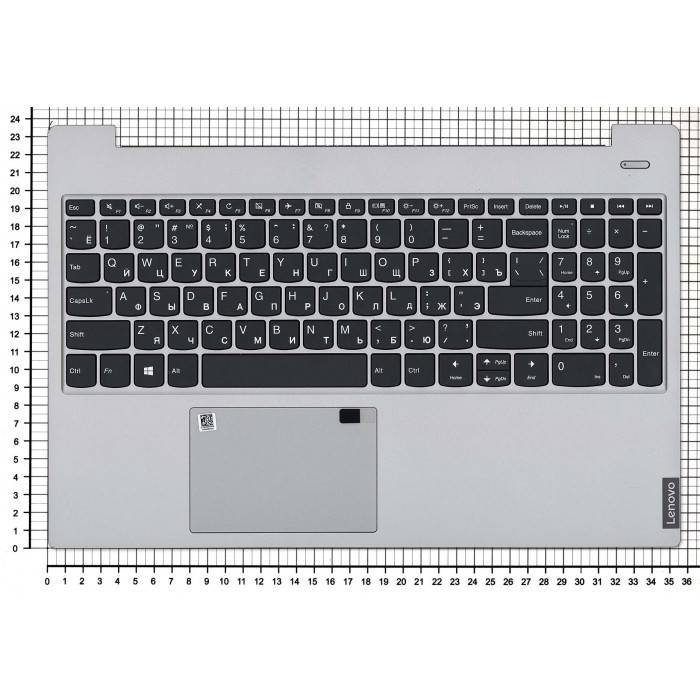 Клавиатура для Lenovo IdeaPad S340-15 топкейс silver