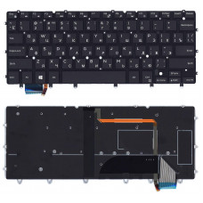 Клавиатура для Dell XPS 13 9343 черная с подсветкой
