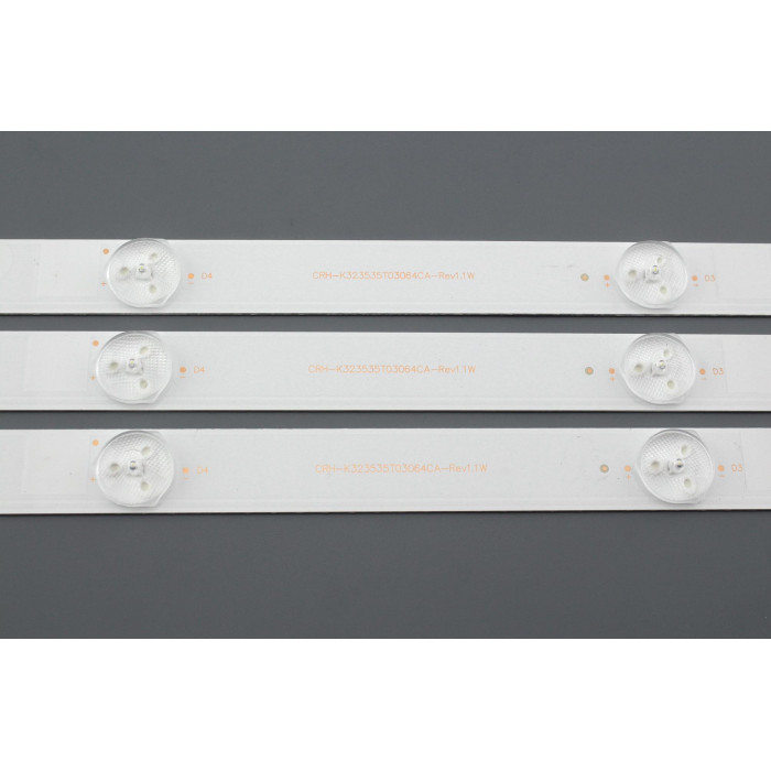 Светодиодная подсветка TV 32" XJ32D06-ZC14F-07 (комплект 3шт)
