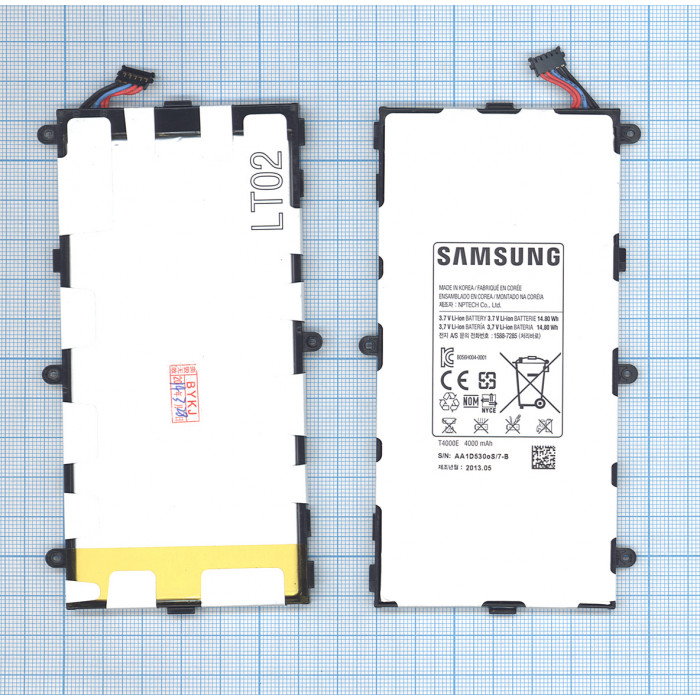 Аккумулятор T4000E для Samsung Galaxy Tab3 70 3.7V 14.8Wh