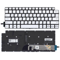 Клавиатура для Dell 14-5390 серебристая