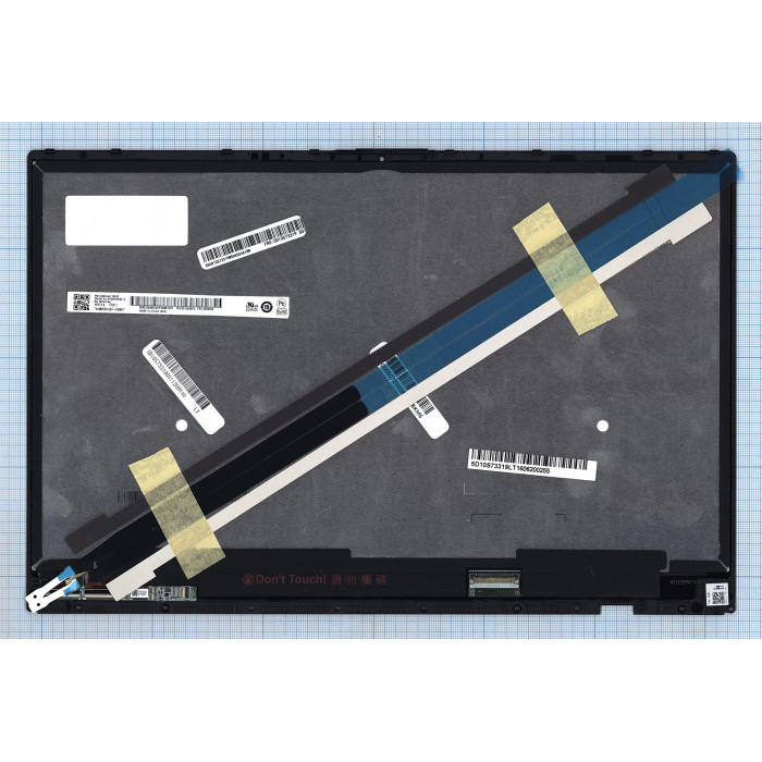 Модуль (матрица + тачскрин) для Lenovo Yoga C930-13IKB FHD черный с рамкой
