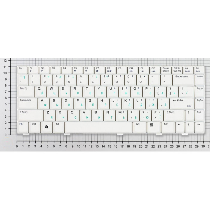 Клавиатура для Asus W3 W3J A8 F8 N80 белая