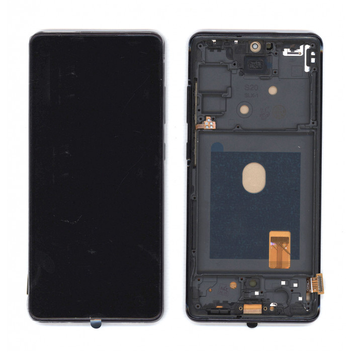 Дисплей для Samsung Galaxy S20 FE SM-G780F в сборе с тачскрином OLED черный